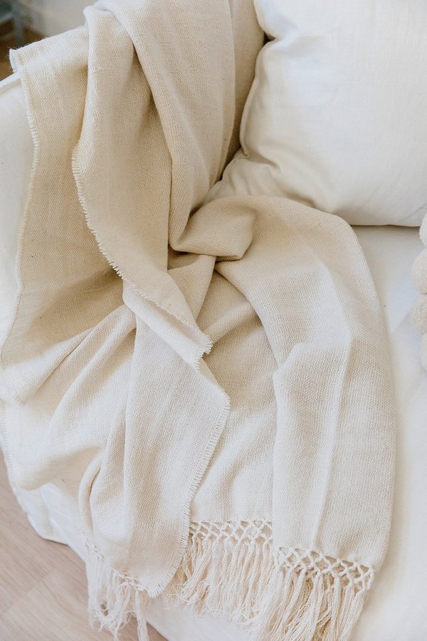 Pampashop Puna Blanket - Natural White Pampashop Puna Blanket - Natural White