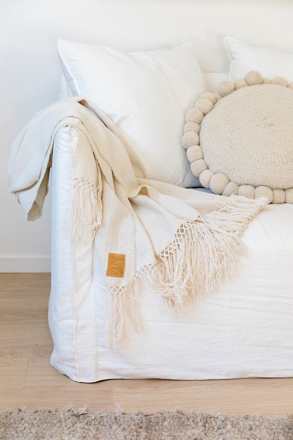 Pampashop Puna Blanket - Natural White Pampashop Puna Blanket - Natural White