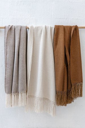 Pampashop Puna Blanket - Natural White Pampashop Puna Blanket - Natural White