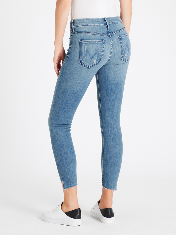 Mother Denim The Looker Step Ankle Fray Jean - Where There's Smoke Mother Denim The Looker Step Ankle Fray Jean - Where There's Smoke