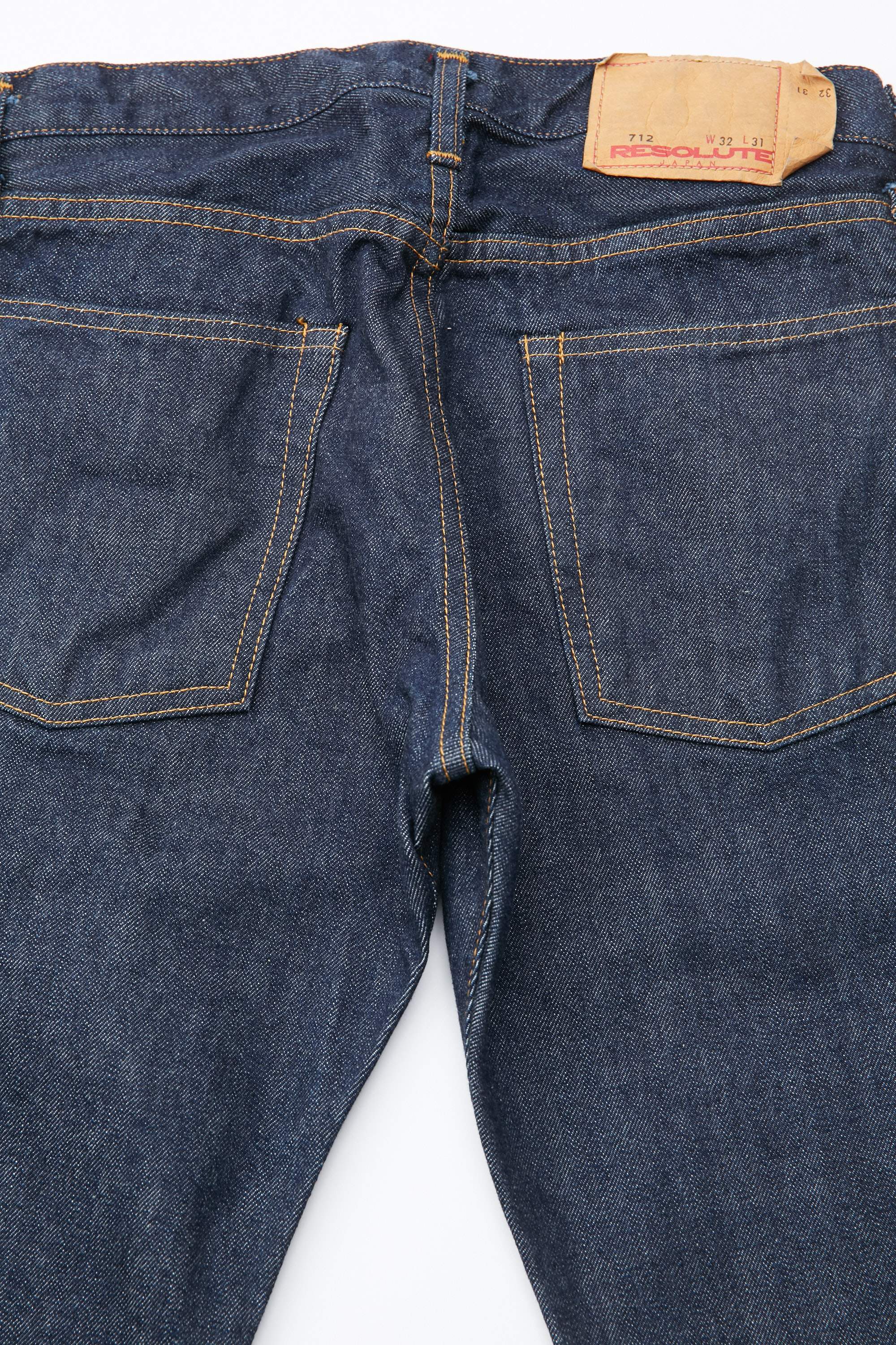 Resolute 712 Straight One Wash Denim Jeans Garmentory