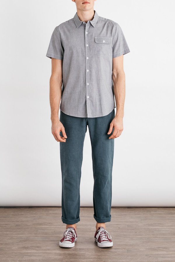 Bridge & Burn Marten - Charcoal Pinstripe Bridge & Burn Marten - Charcoal Pinstripe