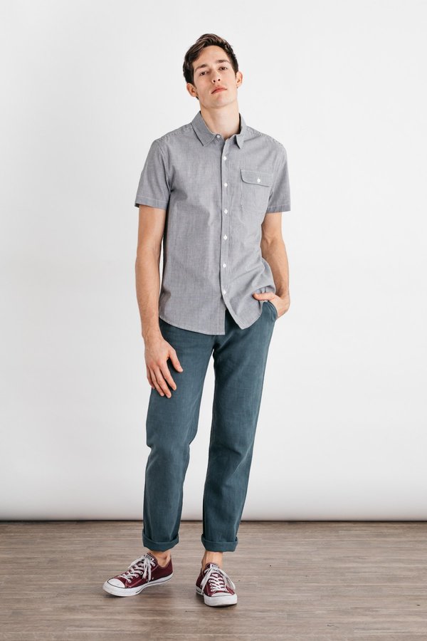 Bridge & Burn Marten - Charcoal Pinstripe Bridge & Burn Marten - Charcoal Pinstripe