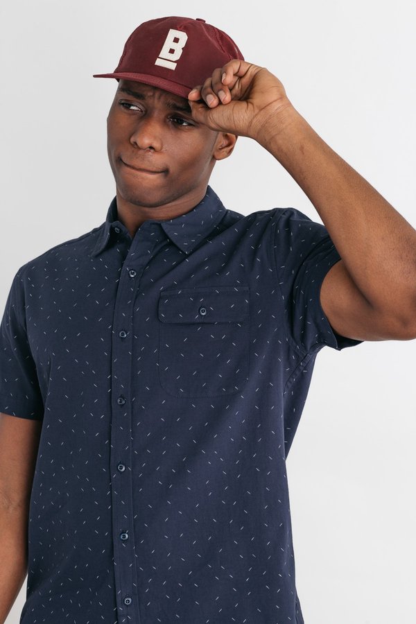Bridge & Burn Marten - Navy Dash Print Bridge & Burn Marten - Navy Dash Print