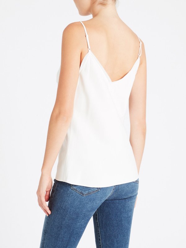 frame satin lounge tank