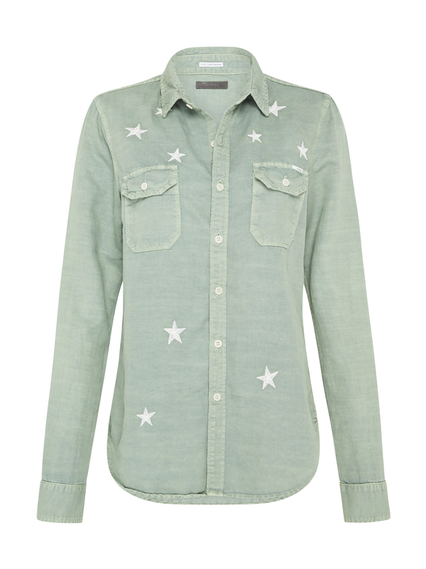 Mother Denim Trooper Shirt - Army Green Freedom Mother Denim Trooper Shirt - Army Green Freedom