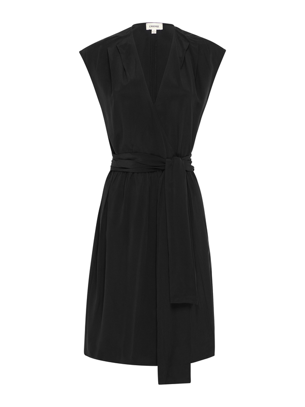 L'agence Carina Pleated Dress - Black L'agence Carina Pleated Dress - Black