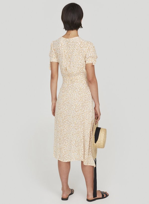 Faithful The Brand Billie Midi Dress - Dot Green Faithful The Brand Billie Midi Dress - Dot Green