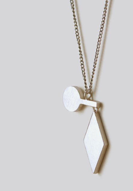 Naoko Ogawa Diamond Circle Fulcrum Necklace Naoko Ogawa Diamond Circle Fulcrum Necklace