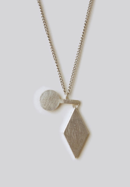 Naoko Ogawa Diamond Circle Fulcrum Necklace Naoko Ogawa Diamond Circle Fulcrum Necklace