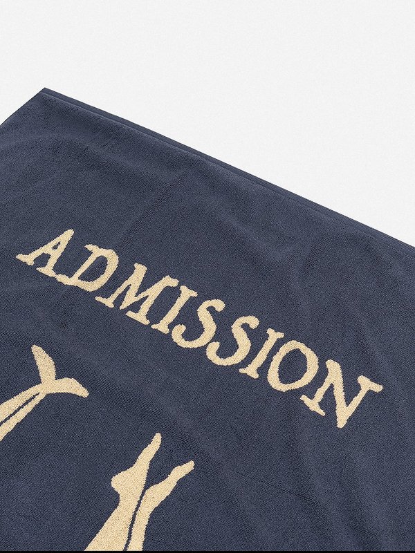 GENERAL ADMISSION Mellow Vibes Towel - Slate/Cream GENERAL ADMISSION Mellow Vibes Towel - Slate/Cream