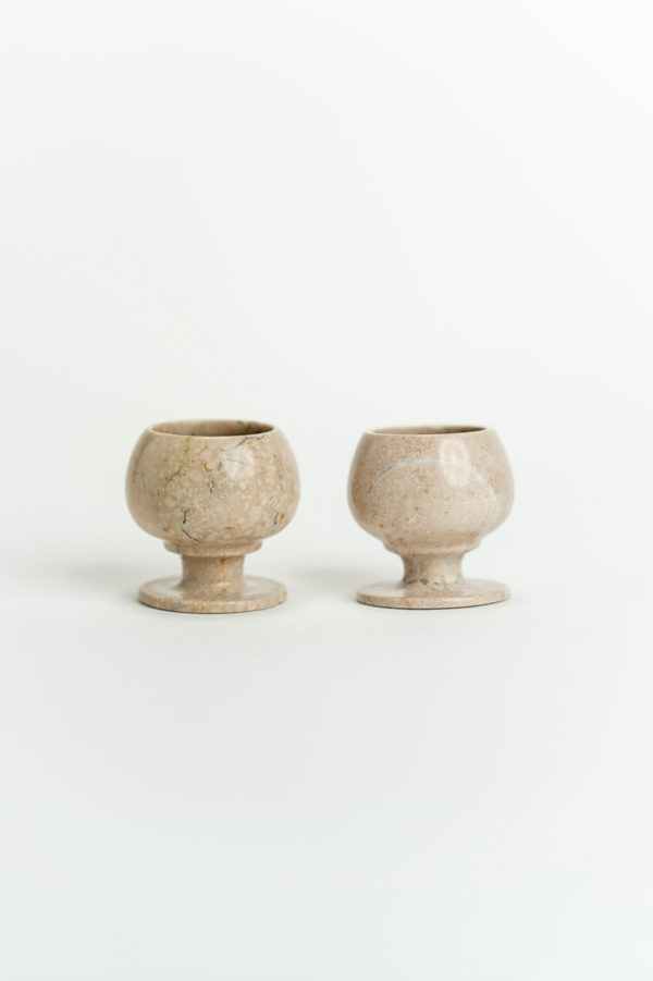 Fourth St Pair of Stone Cups Fourth St Pair of Stone Cups