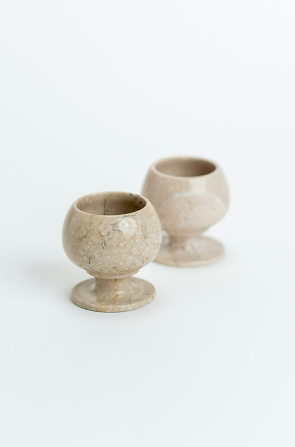 Fourth St Pair of Stone Cups Fourth St Pair of Stone Cups