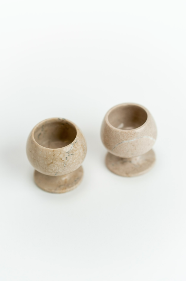 Fourth St Pair of Stone Cups Fourth St Pair of Stone Cups
