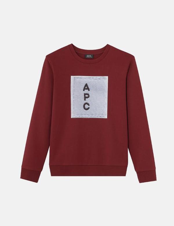 A.P.C. H Logo Sweatshirt - Red A.P.C. H Logo Sweatshirt - Red