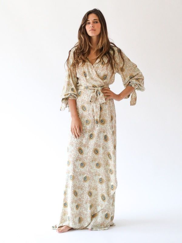 Natalie Martin Danika Long Sleeve Dress - Vintage Flowers Sand | Garmentory Natalie Martin Danika Long Sleeve Dress - Vintage Flowers Sand | Garmentory