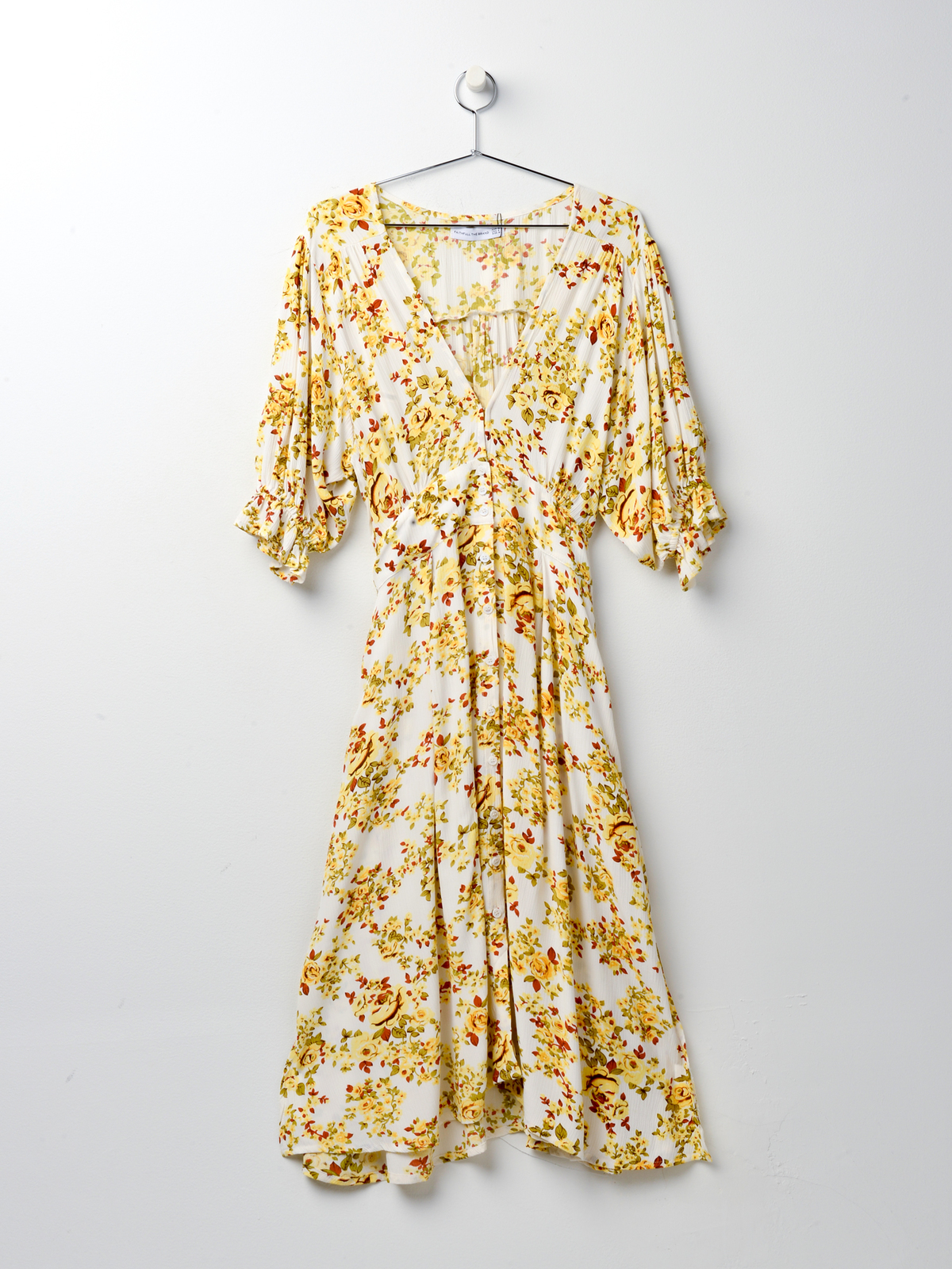 Faithfull The Brand RAFA MIDI DRESS - GOLDIE FLORAL | Garmentory