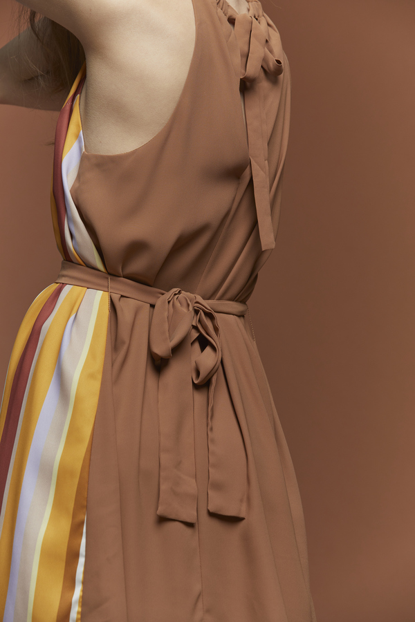 Lush Striped Halter Dress Lush Striped Halter Dress