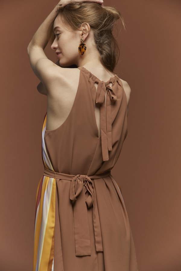 Lush Striped Halter Dress Lush Striped Halter Dress