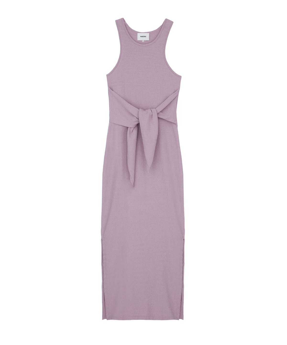 nanushka mame terry knit bodycon dress Nanushka MAME Terry knit bodycon dress - Lilac