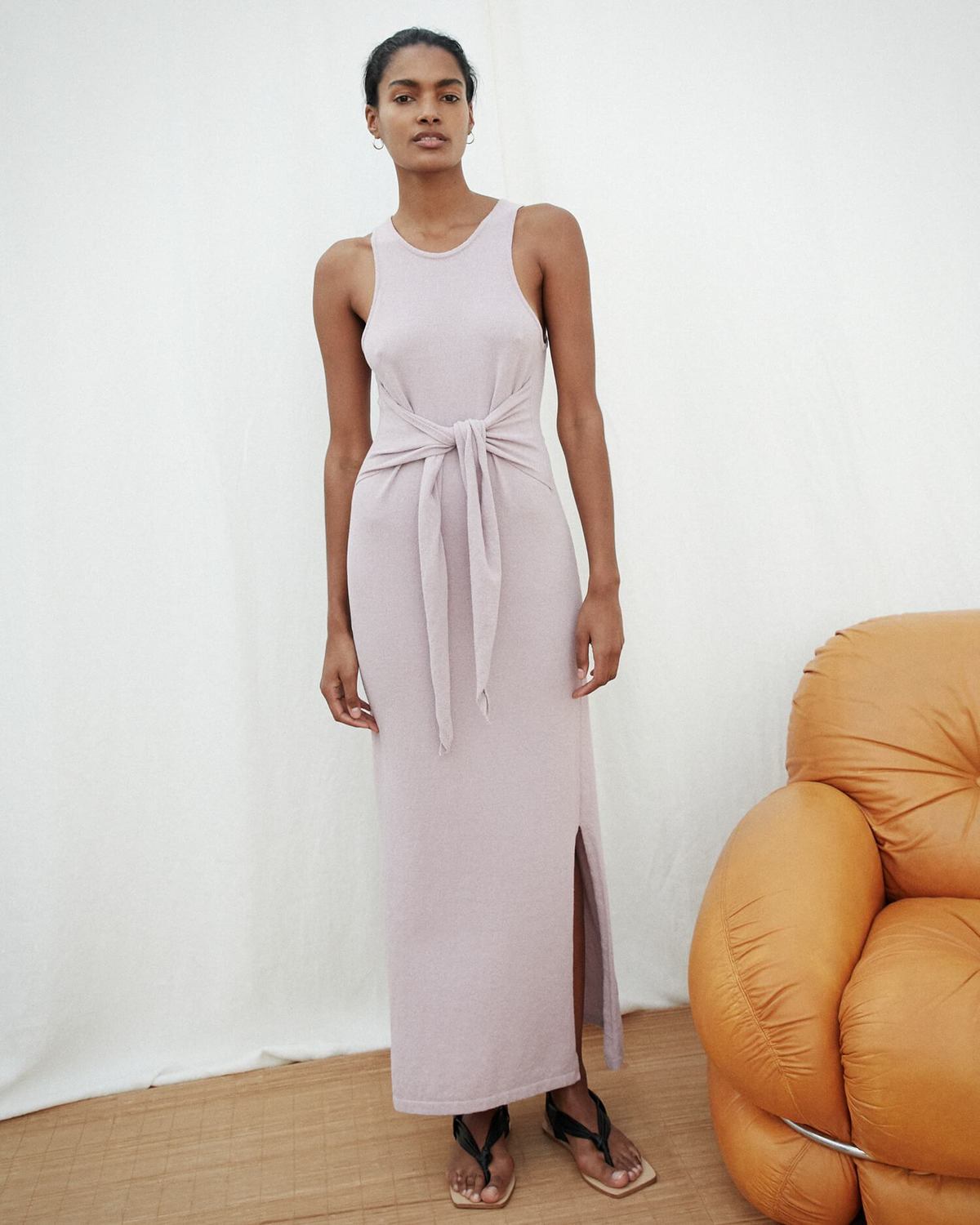 Nanushka MAME Terry knit bodycon dress - Lilac | Garmentory Nanushka MAME Terry knit bodycon dress - Lilac | Garmentory