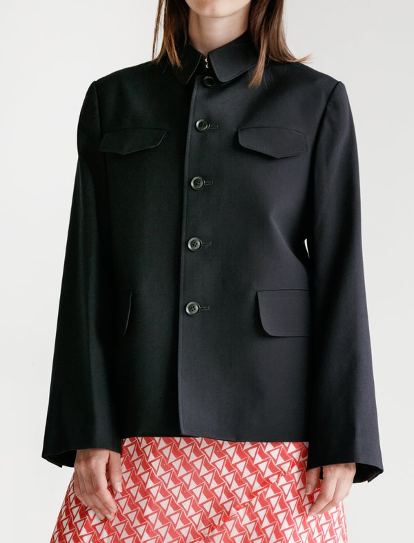 Comme des Garçons Military Style Blazer - Navy Comme des Garçons Military Style Blazer - Navy