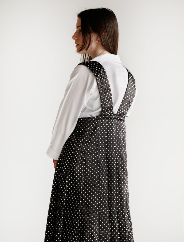 Comme des Garçons Satin Apron Skirt - Polka Dot Comme des Garçons Satin Apron Skirt - Polka Dot
