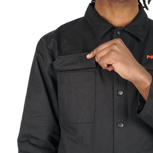 POLYTHENE* OPTICS BOILER SUIT - BLACK/RED POLYTHENE* OPTICS BOILER SUIT - BLACK/RED