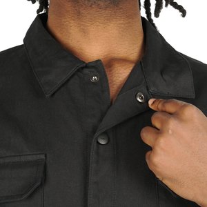 POLYTHENE* OPTICS BOILER SUIT - BLACK/RED POLYTHENE* OPTICS BOILER SUIT - BLACK/RED