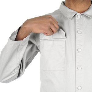 POLYTHENE* OPTICS Boiler Suit - White/Light Grey POLYTHENE* OPTICS Boiler Suit - White/Light Grey