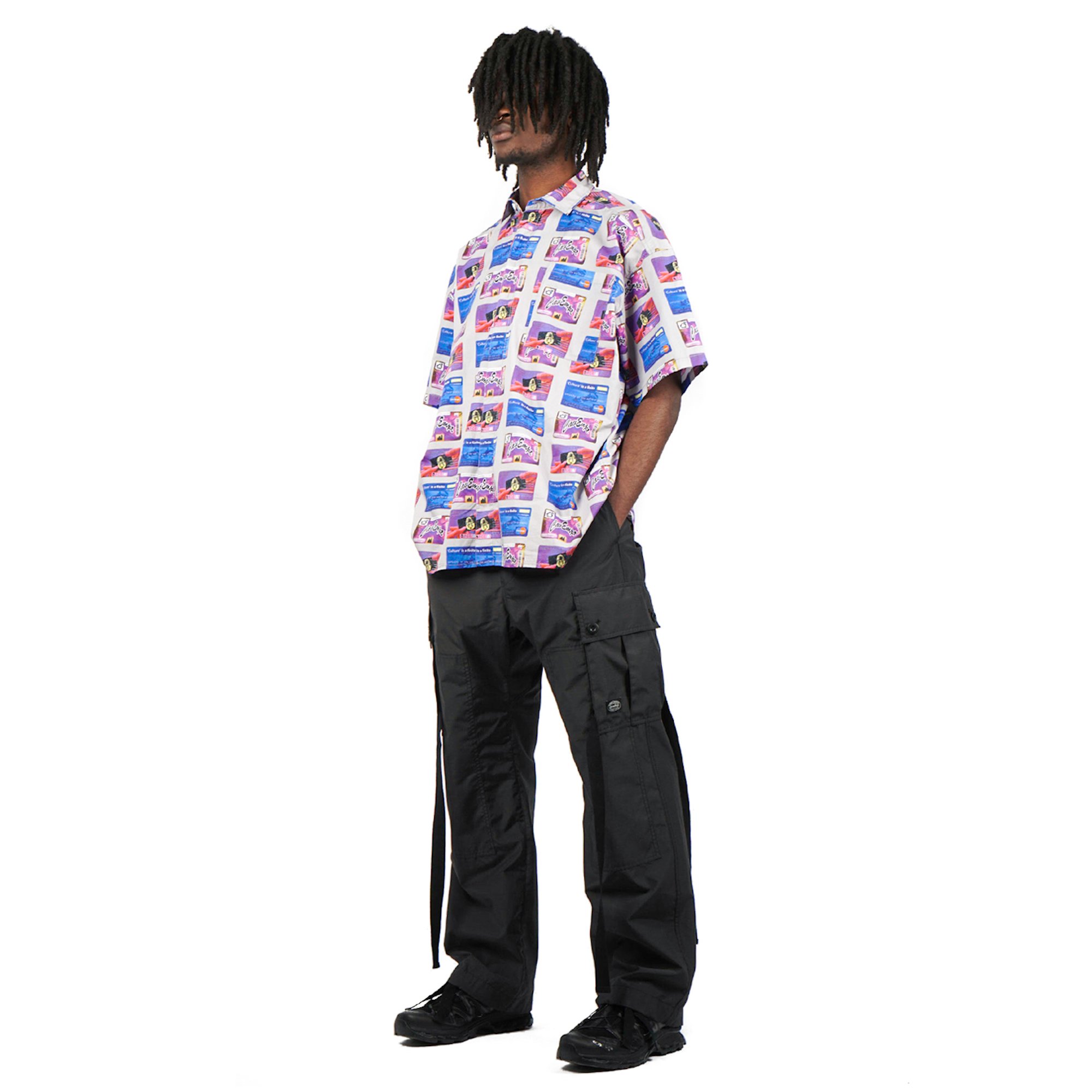 C.E CAVEMPT CARD SHORT SLEEVE 総柄 SHIRT 【公式通販】