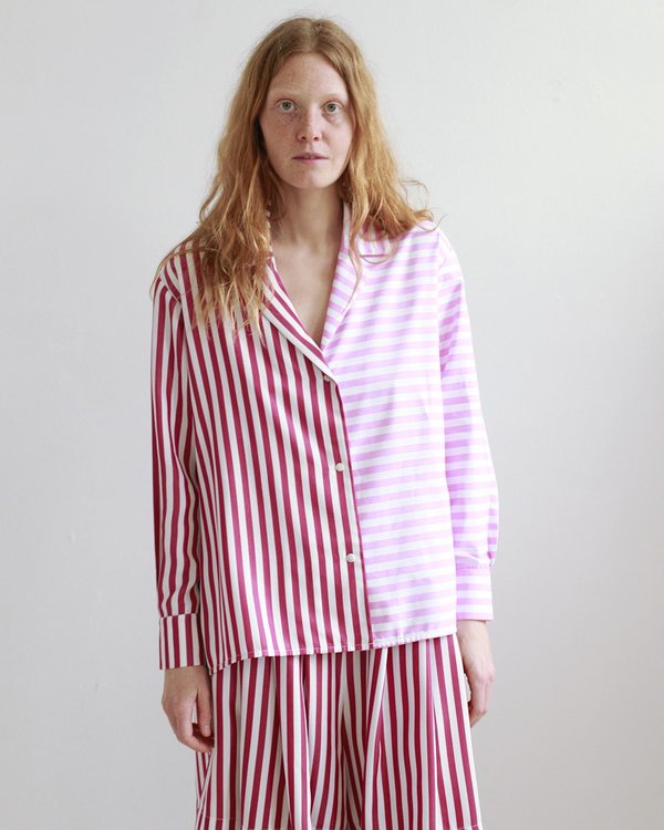 Mr. Larkin Reagan Shirt - Split Stripe