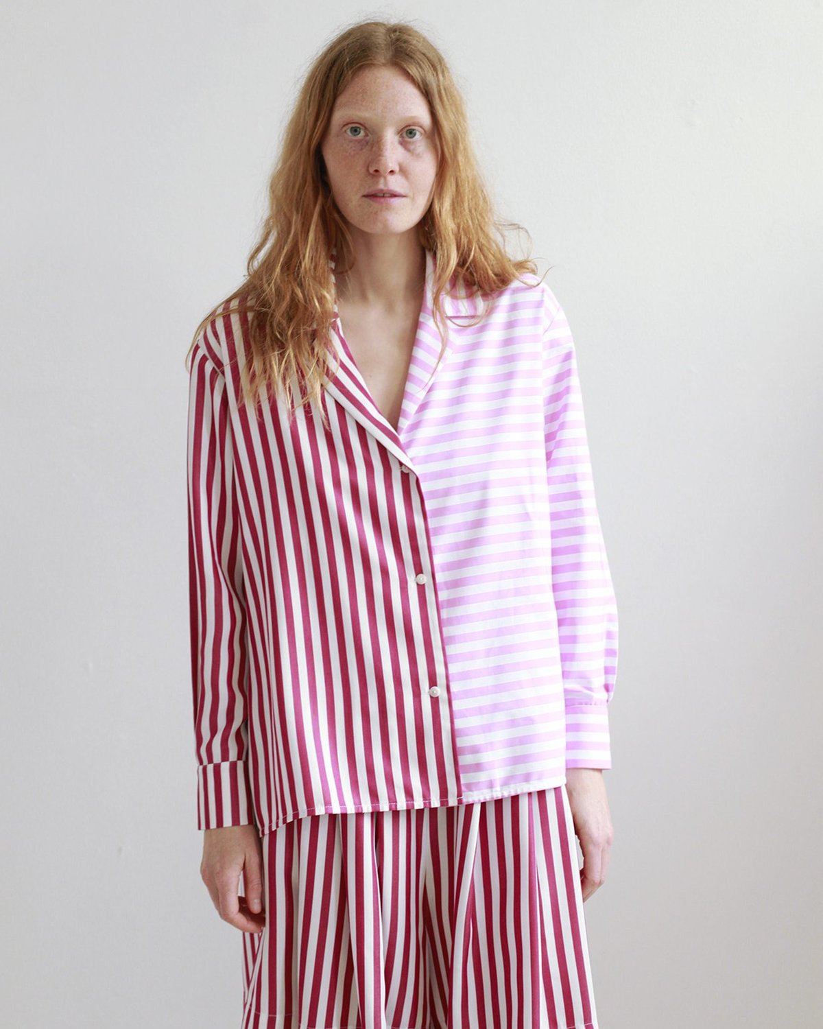 Mr. Larkin Reagan Shirt - Split Stripe - Image 1 of 5