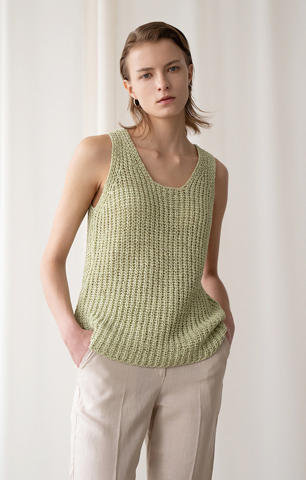 AMONG SEOUL Tape Knit Vest AMONG SEOUL Tape Knit Vest