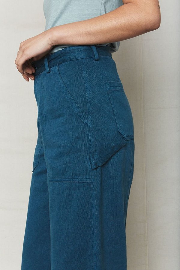back beat rags Hemp Utility Pants - Ocean back beat rags Hemp Utility Pants - Ocean