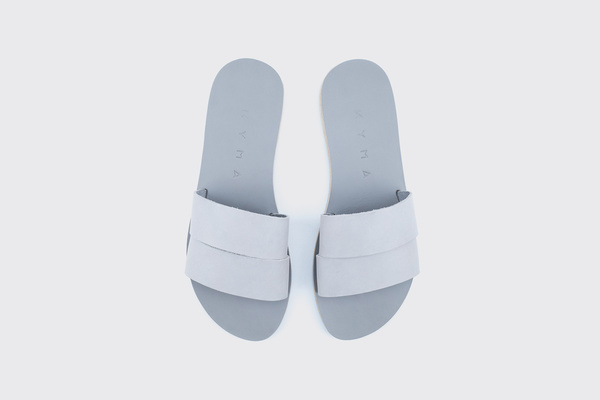 KYMA Kithira Handmade Greek Sandals - Grey KYMA Kithira Handmade Greek Sandals - Grey