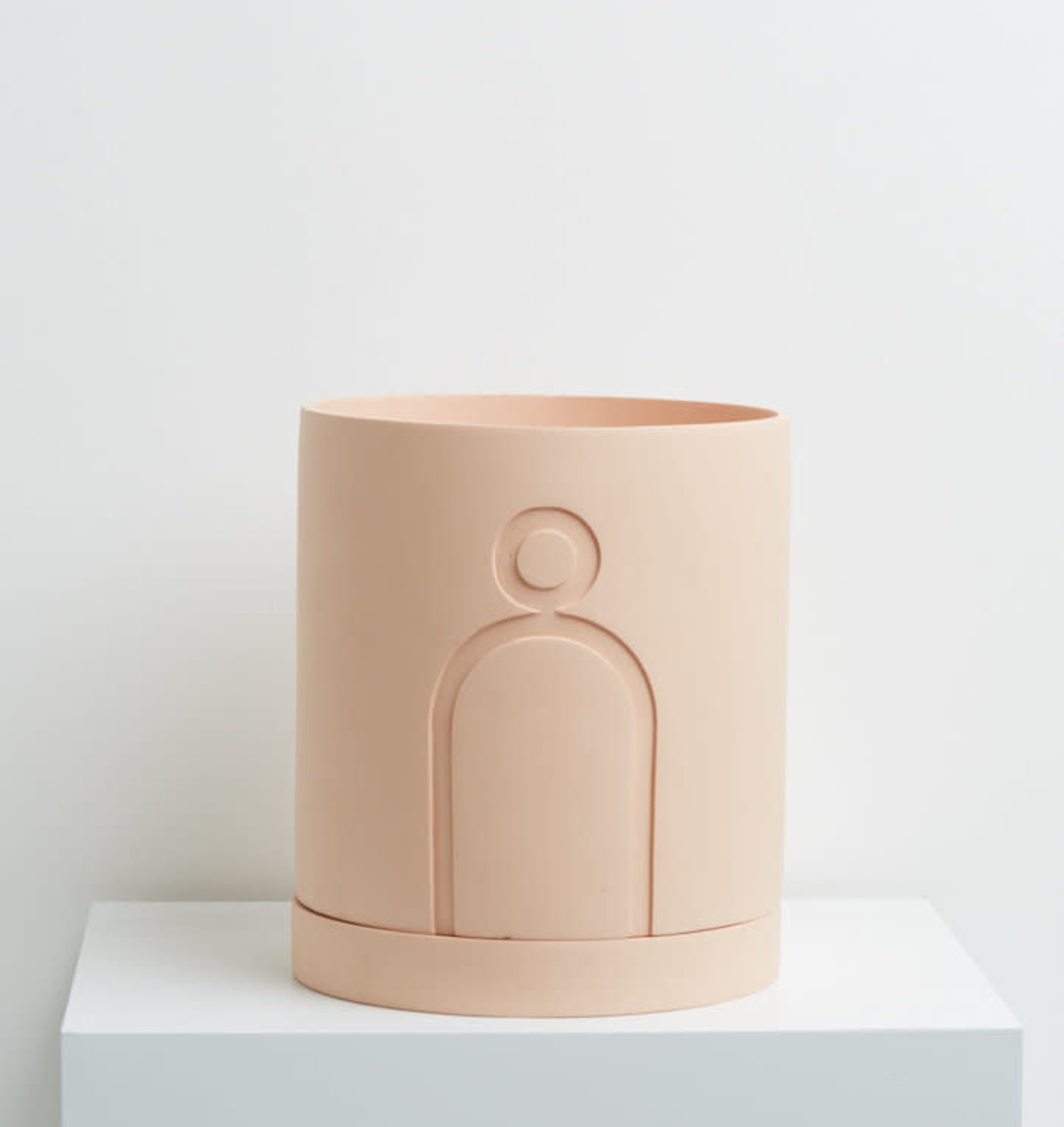 Capra Large Etch Planter - Salt - Image 1 of 2