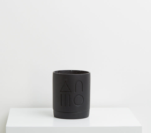 Capra Small Etch Planter - Midnight Capra Small Etch Planter - Midnight