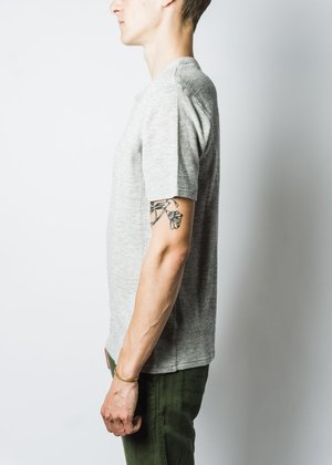 life/after/denim Brisbane Henley - Grey life/after/denim Brisbane Henley - Grey