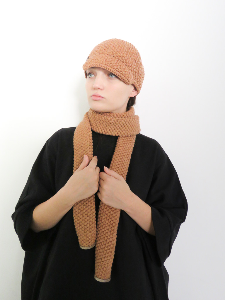 WOYOYO TUBE SCARF - BEIGE | Garmentory