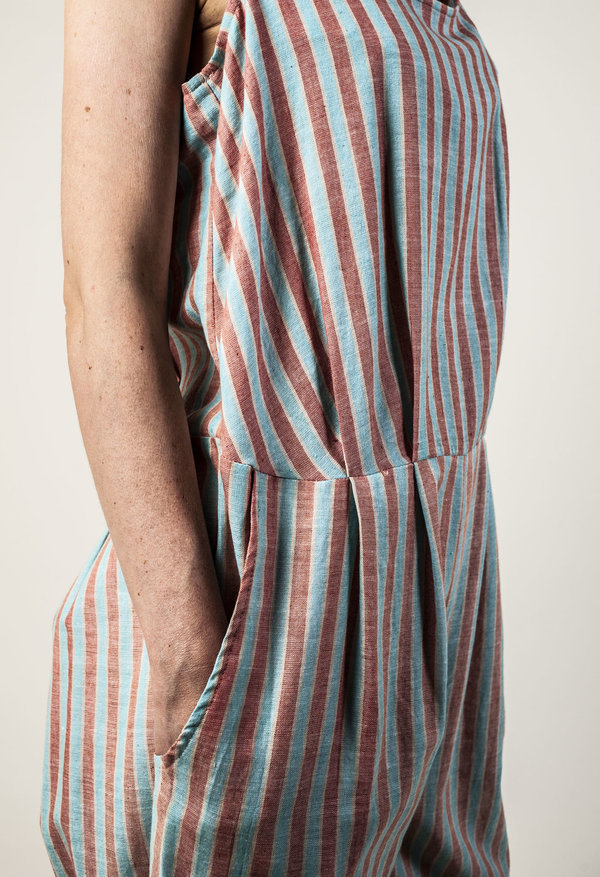 F O L D Jumpsuit - Mint Stripe F O L D Jumpsuit - Mint Stripe