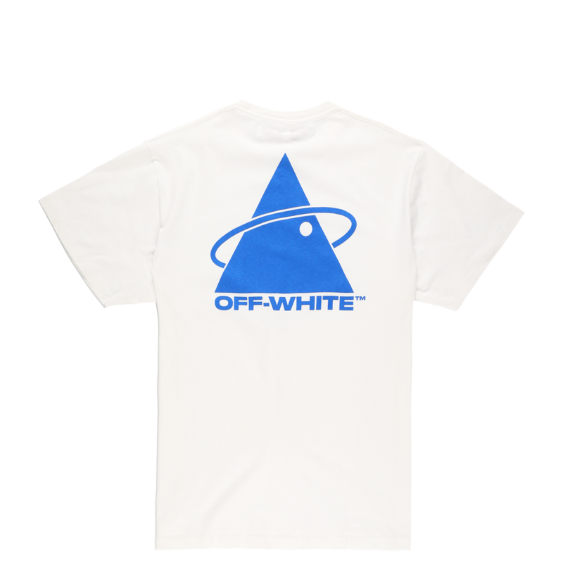 Off-White　オフホワイト　Triangle Planet　長袖Tシャツ Off-White Triangle Planet Oversized T-Shirt - White/Blue