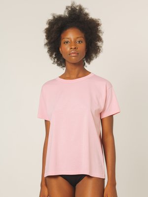 Calder Blake Joaquin Boyfriend Tee - Grapefruit Pink Calder Blake Joaquin Boyfriend Tee - Grapefruit Pink