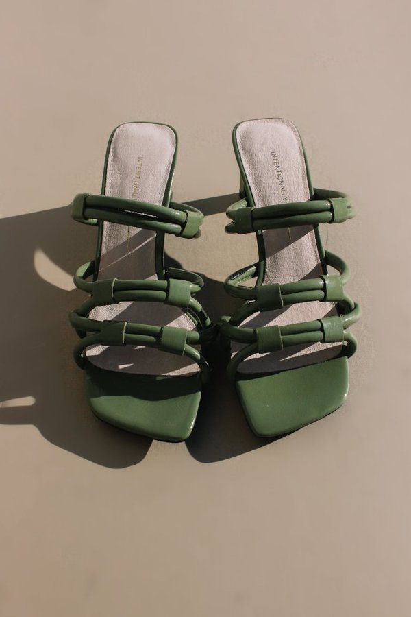 "Intentionally __________." Willow Ii Heel - Olive "Intentionally __________." Willow Ii Heel - Olive