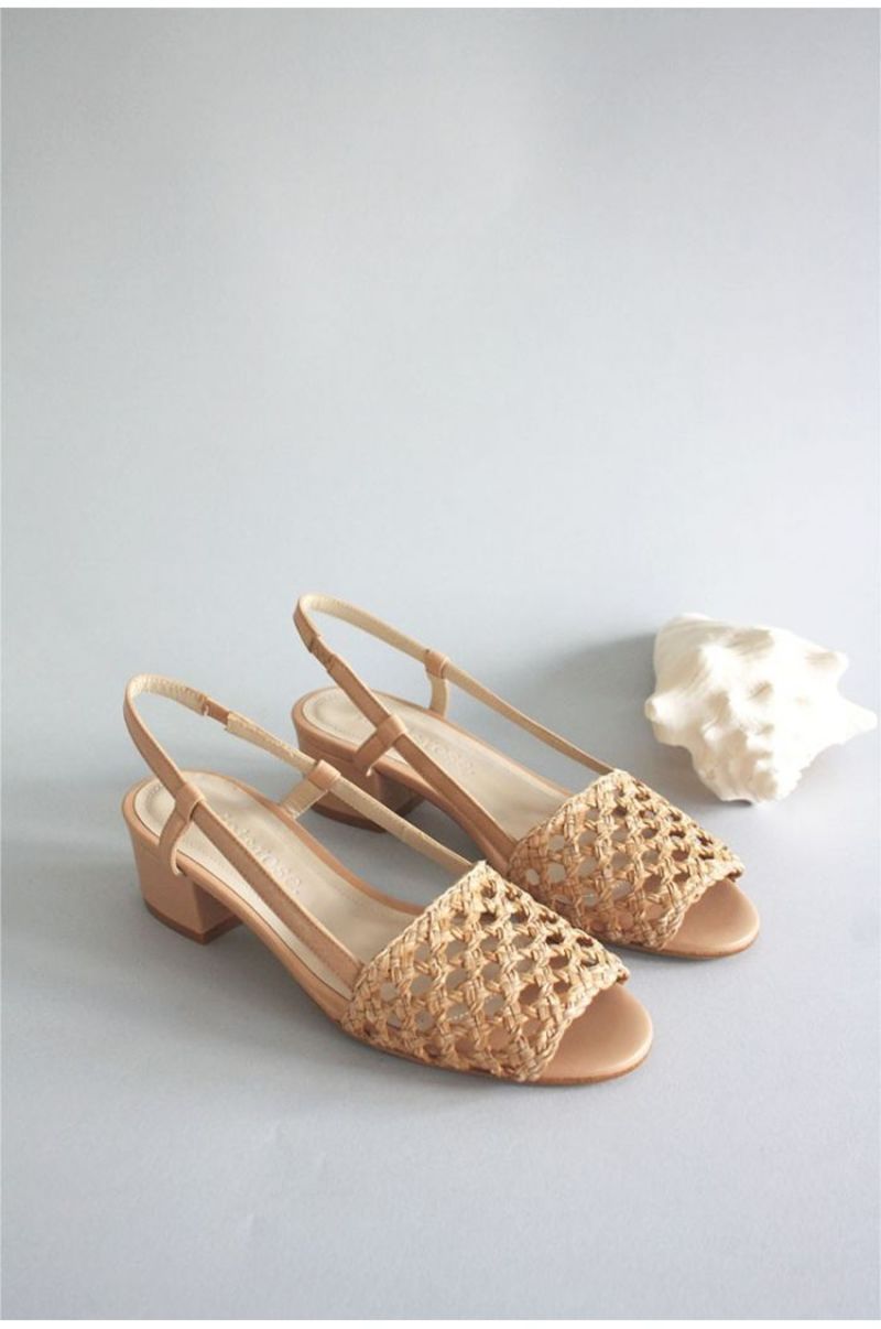 mint and rose sandals