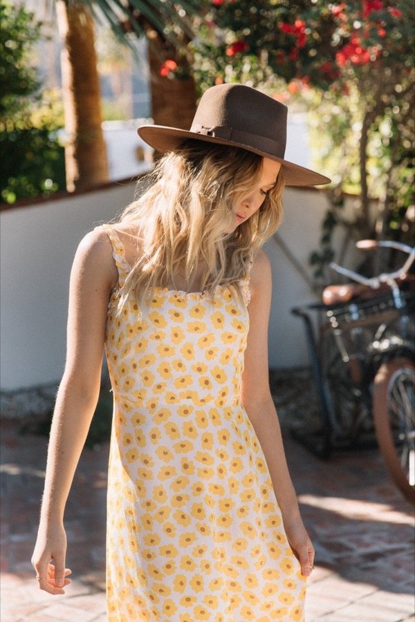 Faithfull The Brand Constance Noemie Midi Dress Floral