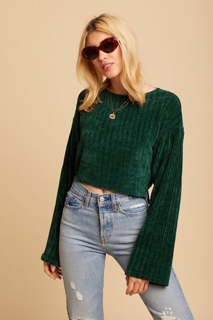 Wild Honey Aspen Sweater - Emerald Wild Honey Aspen Sweater - Emerald