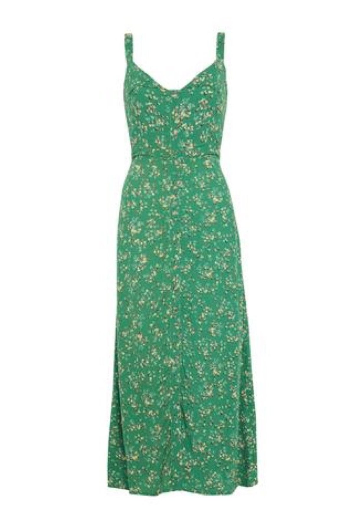 knee length dresses for ladies Herbert Midi Dress in Paisley Fun Green