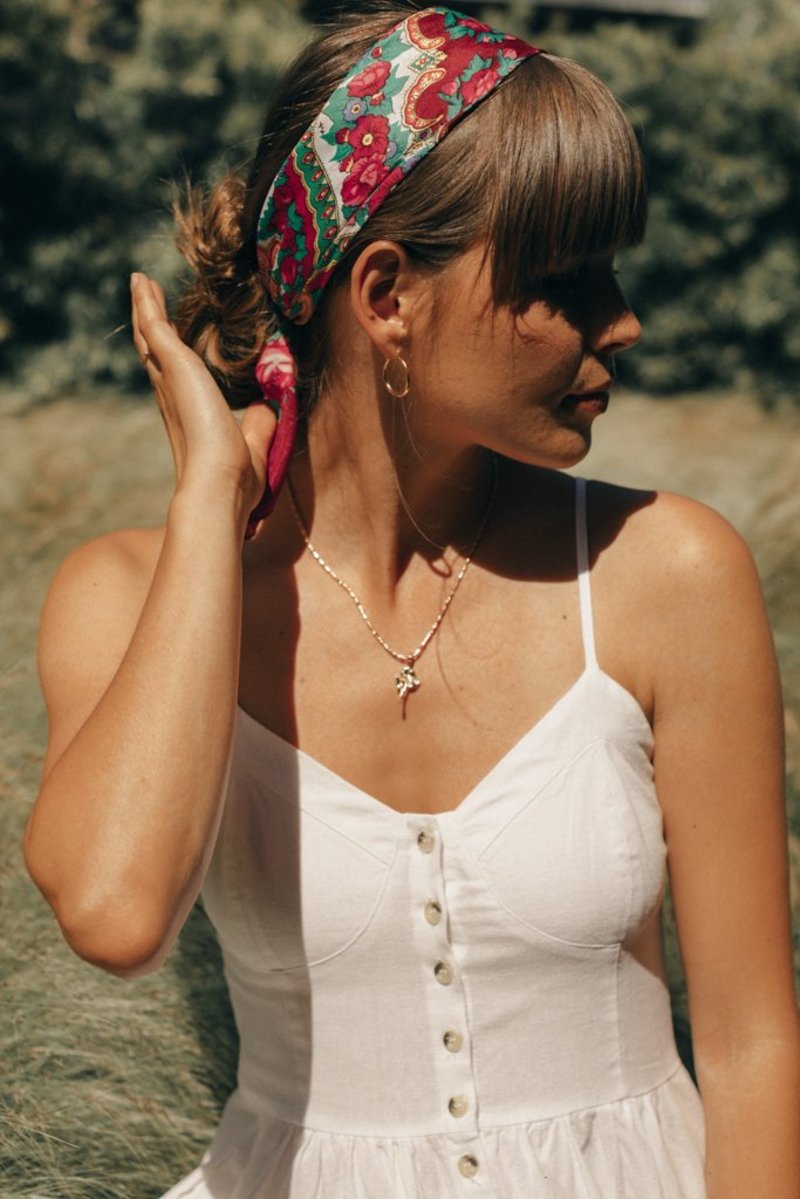 Vanessa Mooney Little Rose Charm Necklace Garmentory