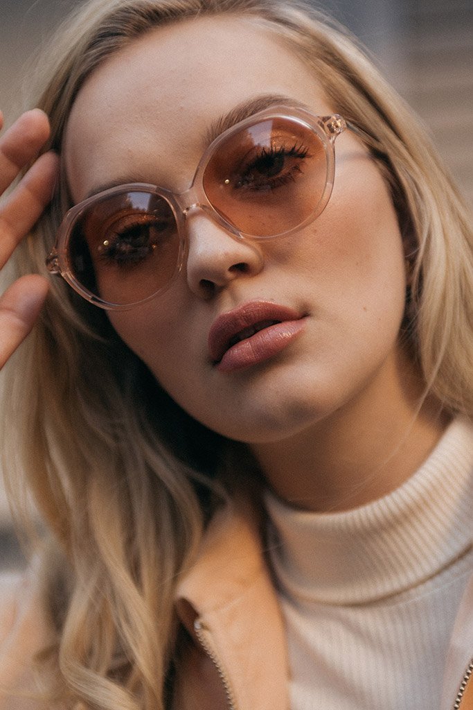 Velvet Canyon Heartbreaker Sunglasses - Peach | Garmentory
